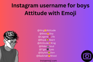 Read more about the article 1000+ Best Instagram Username For Boys Attitude With Emoji (2025)