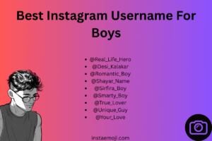Best Instagram Username For Boys