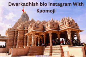 Dwarkadhish bio instagram With Kaomoji