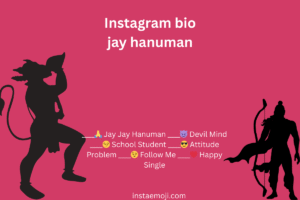 Instagram bio jay hanuman