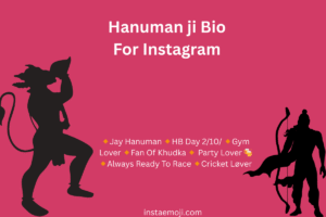 Hanuman ji Bio For Instagram