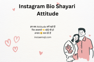 Instagram Bio Shayari Attitude