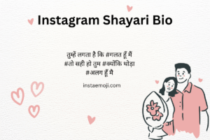 Hindi Instagram Bio Shayari