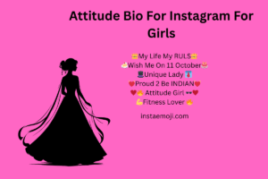 Attitude Bio For Instagram For Girls