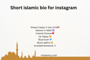 Short islamic bio for instagram