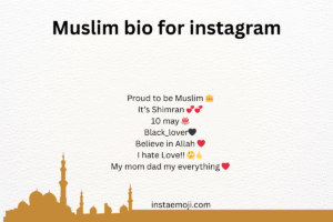 Muslim bio for instagram