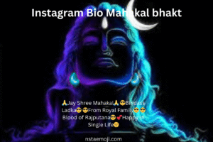 Instagram Bio Mahakal bhakt 