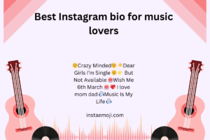 Best Instagram bio for music lovers