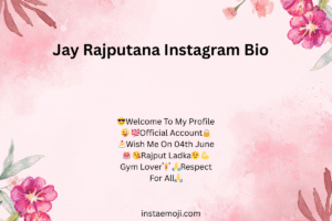 Jay Rajputana Instagram Bio
