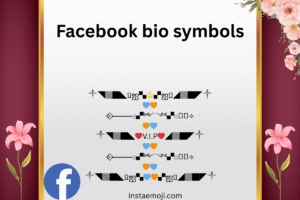 Facebook bio symbols