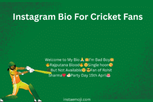 Instagram Bio For Cricket Fans