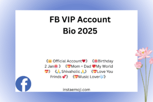 FB VIP Account Bio 2025