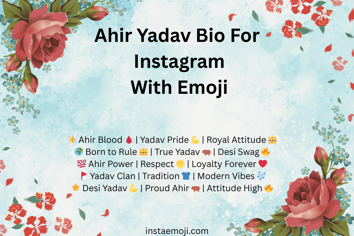 Read more about the article 450+ Best Ahir Yadav Emoji For Instagram Bio (2025)