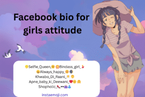 Facebook bio for girls attitude