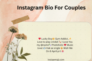 Instagram Bio For Couples