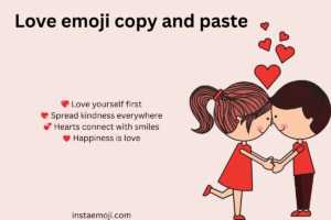 Love emoji copy and paste