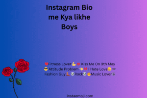 Instagram Bio me Kya likhe Boys