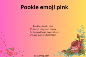Pookie emoji pink