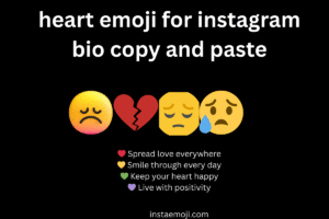 heart emoji for instagram bio copy and paste
