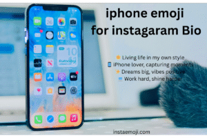 iphone emoji for instagaram Bio