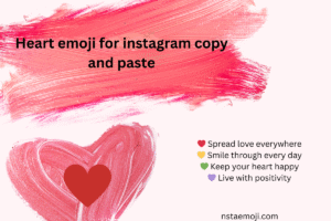 Heart emoji for instagram copy and paste