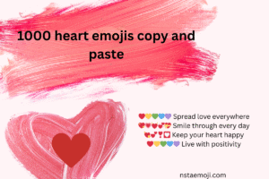 1000 heart emojis copy and paste